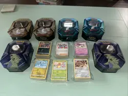 Pokemon 600 Card Bulk Lot With 6 Tins!! NM uncommon/common Cards - Image 1