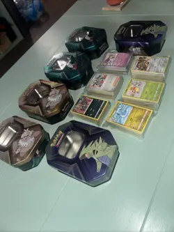 Pokemon 600 Card Bulk Lot With 6 Tins!! NM uncommon/common Cards - Image 5