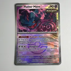 Pokemon TCG Flutter Mane Master Ball Holo Card SV Prismatic Evolutions 043/131 - Image 1