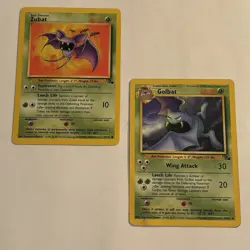 Vintage 90s Pokemon Card Lot Fossil Set Kagemaru Himeno Art Regular 1999 Wizards - Image 1