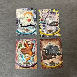 Pokemon Cards Topps Lot Of 4 Vintage - Image 1