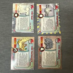 Pokemon Cards Topps Lot Of 4 Vintage - Image 2