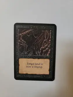 Magic The Gathering Alpha Set Evil Presence - See Photos - OC3067 - Image 1