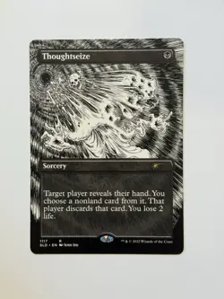 Thoughtseize (Borderless) Secret Lair Drop Regular NM Free Ship - Image 1