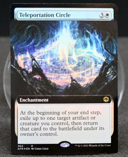 ✨ Teleportation Circle | Foil | Borderless Extended Art | AFR | MTG NM ✨ - Image 1