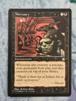 Mortuary - Stronghold - Magic the Gathering - MTG - Light Play - Image 1