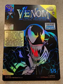 Eddie Brock / Venom - Foil (0233) (Borderless) Marvel's Spider-Man - Mtg - Image 2