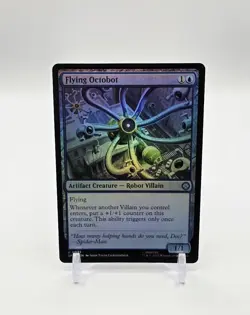 Flying Octobot Uncommon Foil Magic The Gathering TCG Marvel's Spider-Man 31 - Image 1