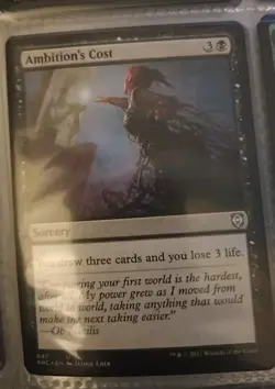 MTG Ambition's Cost - Kaldheim Commander - Magic the Gathering - Image 1