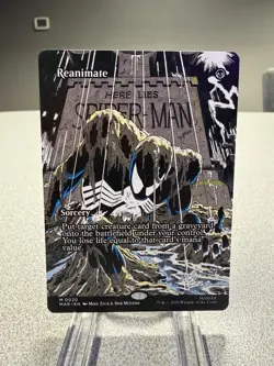 1x REANIMATE (BORDERLESS) Marvel's Spider-man: Magic MTG 0020 Non-Foil - Image 1