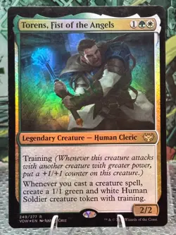 Torens, Fist of Angels - Foil - Human Cleric - Innistrad: Crimson Vow - Image 1
