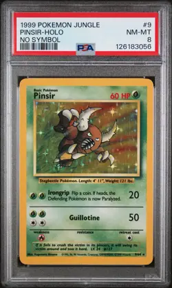 1999 Pokemon Jungle Pinsir Holo Rare Pin #9/64 - Image 1