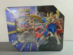 Pokemon Slashing Legends Tin Box - Zacian ex - 5 Booster Packs-New & Sealed! - Image 1