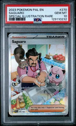 2023 POKEMON SV PAF EN PALDEA EVOLVED #270 SAGUARO SIR PSA 10 - Image 1