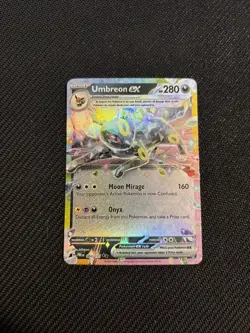 Pokemon TCG Umbreon EX 60/131 Double Rare Holo Card Prismatic Evolutions - Image 1