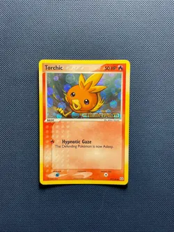(LP/MP) Torchic EX Emerald 69/106 Reverse Holo Common Pokemon TCG - Image 1