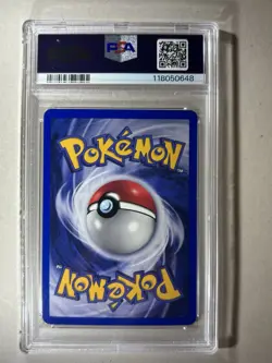 2000 POKEMON GYM HEROES HOLO #2 BROCK'S RHYDON PSA 8 - Image 2