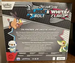 Pokemon TCG SEALED SV: Unova Black Bolt & White Flare Poster Collection NEW - Image 2