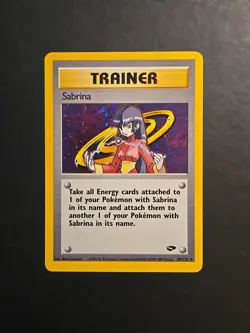 Pokemon Gym Challenge Sabrina Holo Rare 20/132 LP - Image 1