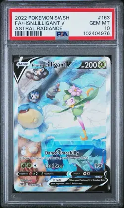PSA 10 Hisuian Lilligant V 163/189 Astral Radiance Alternate Art 2022 Pokemon - Image 1