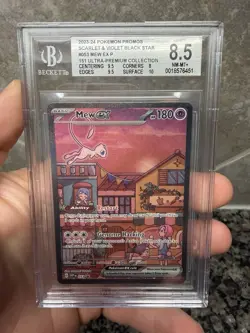 BGS 8.5 Mew EX 053 151 Ultra Premium Collection Promo | Pokemon 2023 - Image 1