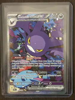 Pokemon TCG Team Rockets Crobat EX Destined Rivals #234/182 Sir NM - Image 1