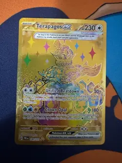 Pokemon TCG Terapagos ex 180/131 Hyper Rare Prismatic Evolutions NM-M - Image 1