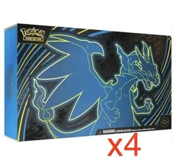 4x Sealed Pokemon TCG Phantasmal Flames Mega Charizard X Ex UPC 11/14 PRESALE - Image 1