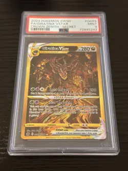 PSA 9 MINT Pokemon Giratina Crown Zenith VSTAR Secret Rare GG69/GG70 - Image 1