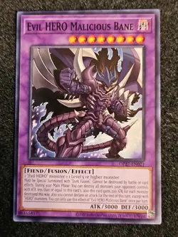 LP Evil HERO Malicious Bane OP27-EN021 OTS Tournament Pack 27 Unlimited - Image 1