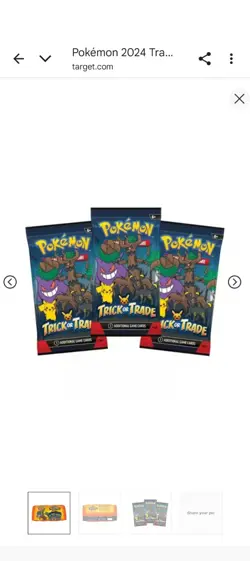 2024 Pokemon Halloween Trick or Trade Booster Bundle. 35 Packs, 120 Cards Holos - Image 3