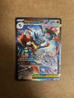 Mega Lucario EX 179/132 Full Art Rare Near Mint Fresh Pull Pokemon Card - Image 2