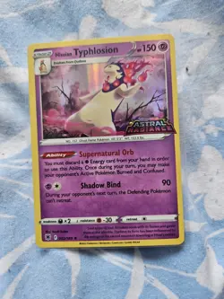 Hisuian Typhlosion 052/189 Astral Radiance Stamped Promo Card (Pokemon) - Image 1