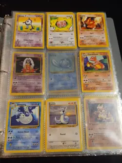 Vintage Pokemon TCG WOTC Y2K Card Binder- Most Are Heavily Played Damaged Cards - Image 2