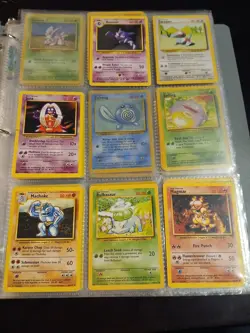 Vintage Pokemon TCG WOTC Y2K Card Binder- Most Are Heavily Played Damaged Cards - Image 3