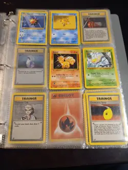 Vintage Pokemon TCG WOTC Y2K Card Binder- Most Are Heavily Played Damaged Cards - Image 5
