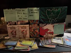 Pokemon Holo Card Lot ~1800 Holo & Reverse Cards w/Etbs & Bundles + Free Binder - Image 1