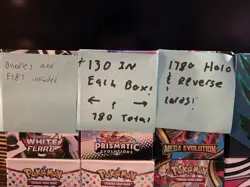 Pokemon Holo Card Lot ~1800 Holo & Reverse Cards w/Etbs & Bundles + Free Binder - Image 4