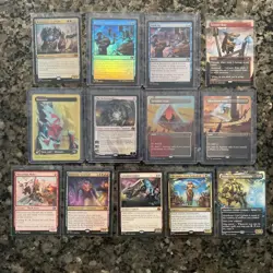 Magic the Gathering - 39 Aetherdrift Cards Including 7 Mythic 15 Rare 2 Stock Up - Image 1