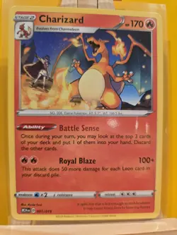 Charizard 2025 McDonald’s Happy Meal Pokemon Promo Card M24 001/015 NM - Image 1
