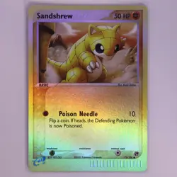 Sandshrew 75/100 EX Sandstorm Reverse Holo Pokemon Card TCG - Image 1