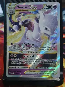 Pokemon Go Mewtwo VSTAR Holo Ultra Rare Card 031/078 Pokemon TCG - Image 1