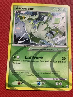 Arceus AR2 Arceus Holo Pokemon Card TCG - Image 3