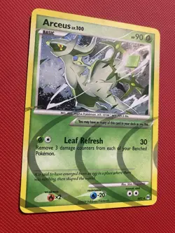 Arceus AR2 Arceus Holo Pokemon Card TCG - Image 4
