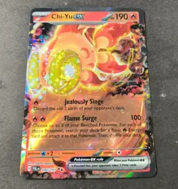 Pokemon Paldea Evolved Chi-Yu EX Ultra Rare Card 040/193 NM - Image 1