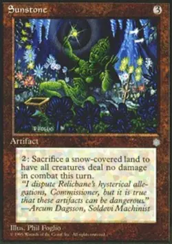 1x Sunstone NM-Mint, English Ice Age MTG Magic - Image 1