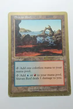 MTG Shivan Reef x1- -World Championship Decks 2001-Moderately Played - Image 1
