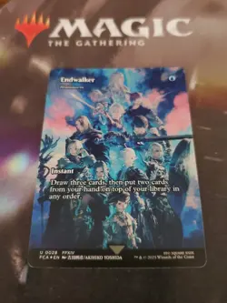 Mtg. Endwalker - Brainstorm. Foil Showcase. Final Fantasy. Pack Fresh - Image 1