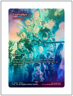1x Endwalker - Brainstorm, Foil, Final Fantasy, MTG NM - Image 1