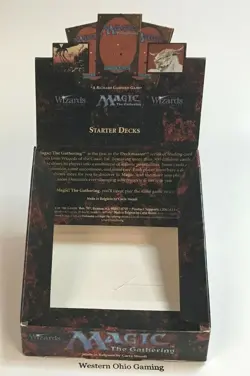 Magic The Gathering EMPTY 4th Edition Starter Deck Display Box READ MTG Forth - Image 1